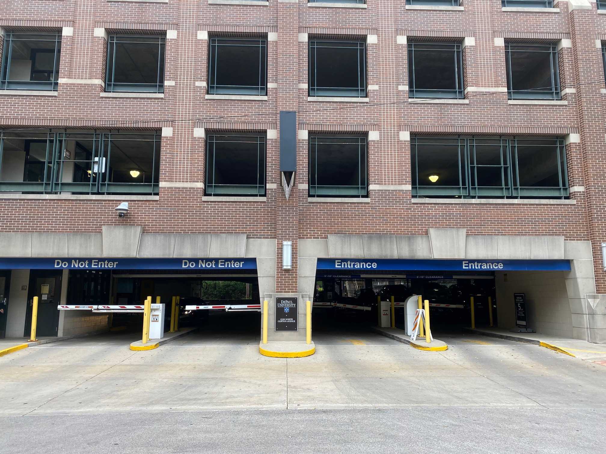 Clifton Garage Entrance and Exit