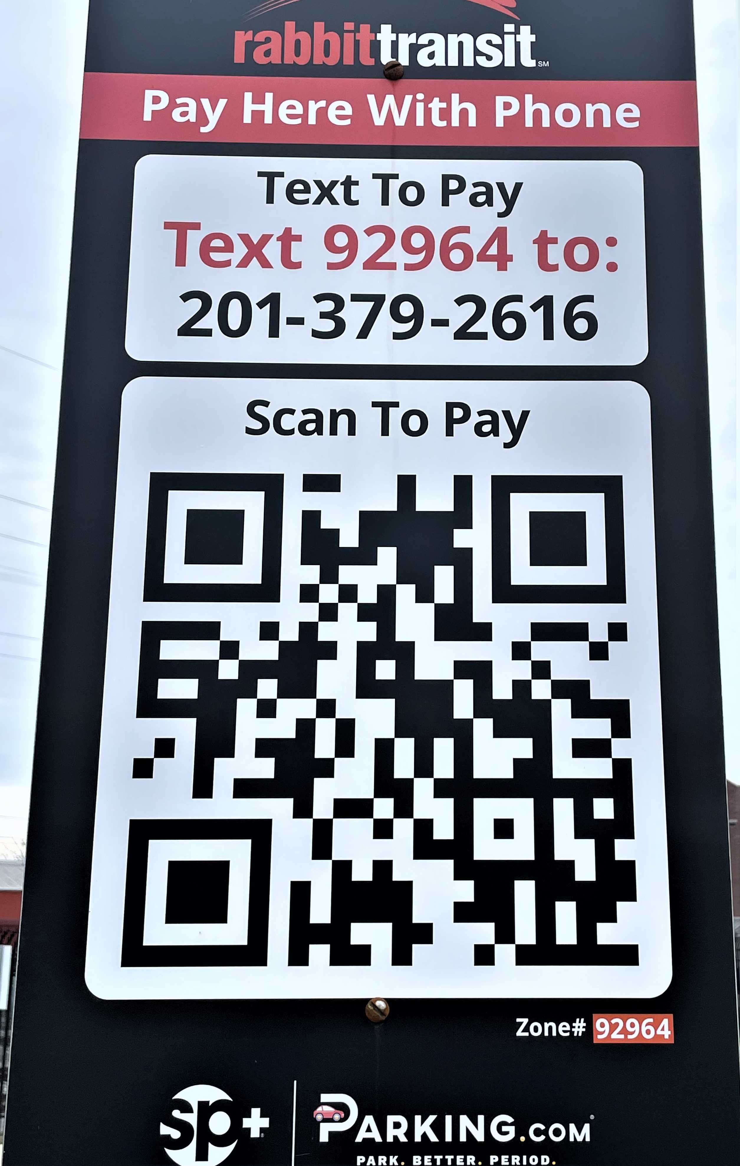 Text / scan to pay